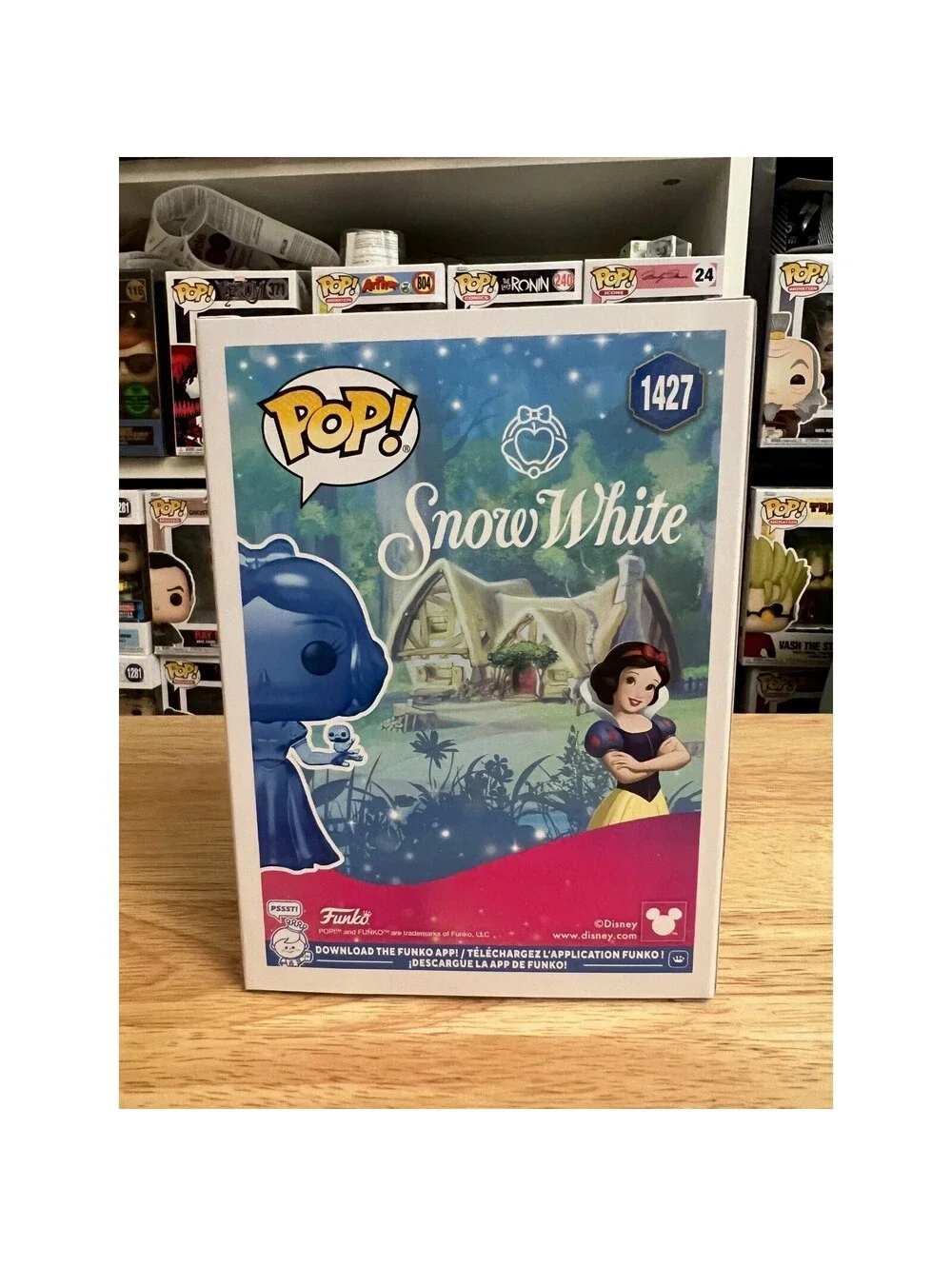 LE ONLY 5000 PCS BLUE GLOW IN DARK Snow White Funko Pop #1427 Disney GITD Movies